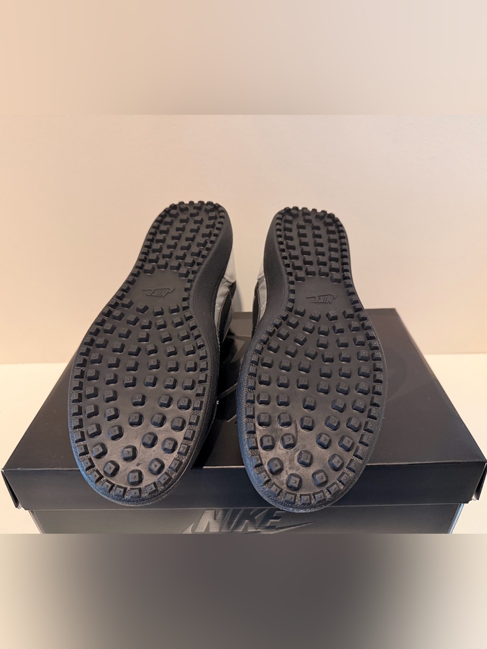 Nike Womens Field General Metallic Silver and Black Sneakers - Picture 12 of 15